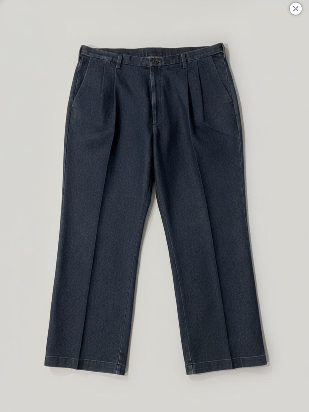 Haggar Men's Relaxed Pleat Jeans Pleated Classic